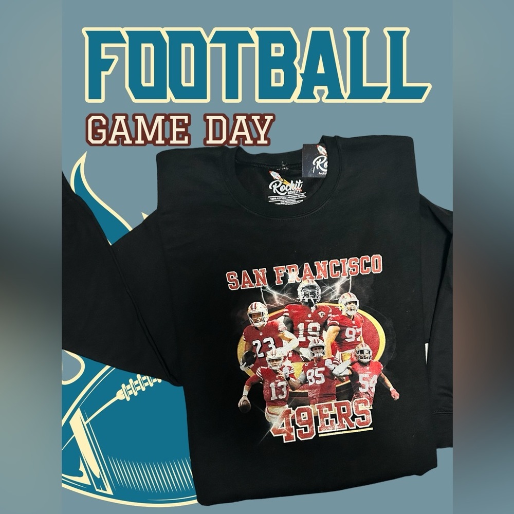 SAN Francisco 49ers crewnecks. unisex . new